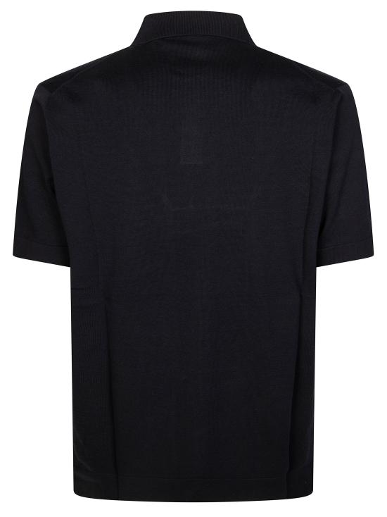 26SS 필리포 드 로렌티스 폴로 티셔츠 PL0MCSKCR14R 990 NERO - FILIPPO DE LAURENTIIS