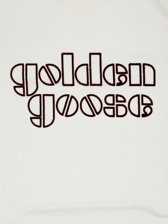26SS [키즈] 골든구스 티셔츠 GKP01403 P002433 115 HERITAGE WHITE 11560 - GOLDEN GOOSE
