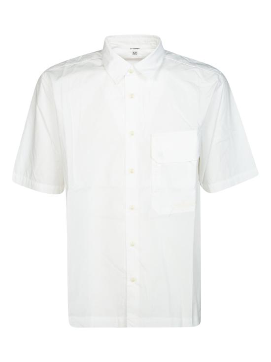 26SS 씨피 컴퍼니 반팔 셔츠 20CMSH231A005328G 103 BIANCO