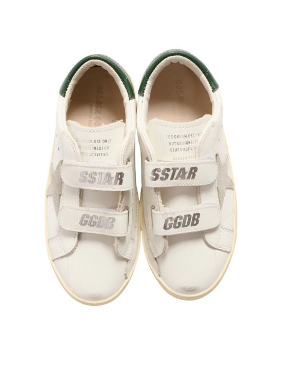 26SS [키즈] 골든구스 스니커즈 GTF00177 F008042 10594 10594 WHITE ICE DARK GREEN - GOLDEN GOOSE