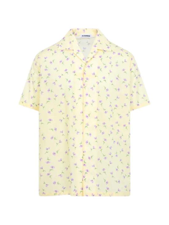 26SS 질샌더 긴팔 셔츠 J21DL0268J45353 744 PASTEL YELLOW