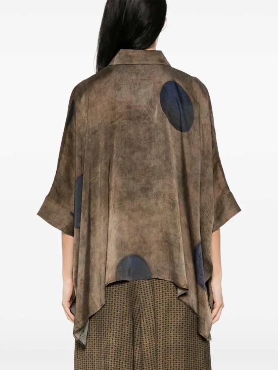 26SS 우마 왕 반팔 티셔츠 UW1061 UW063 BROWN BLUE - UMA WANG