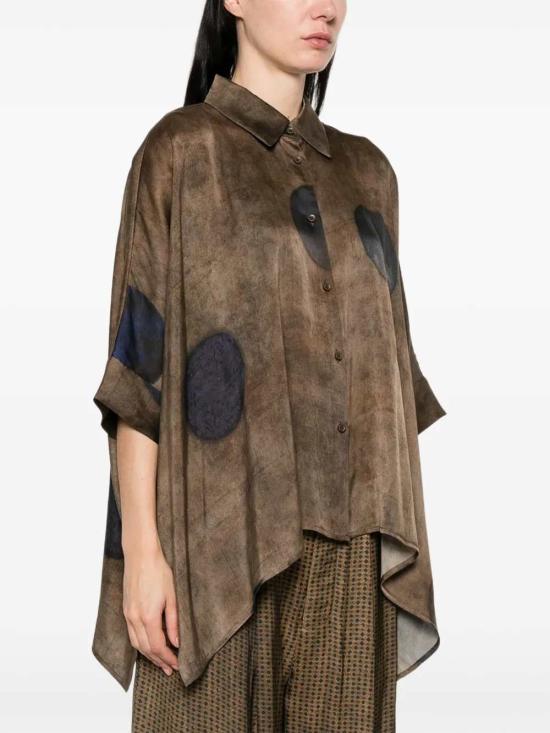 26SS 우마 왕 반팔 티셔츠 UW1061 UW063 BROWN BLUE - UMA WANG