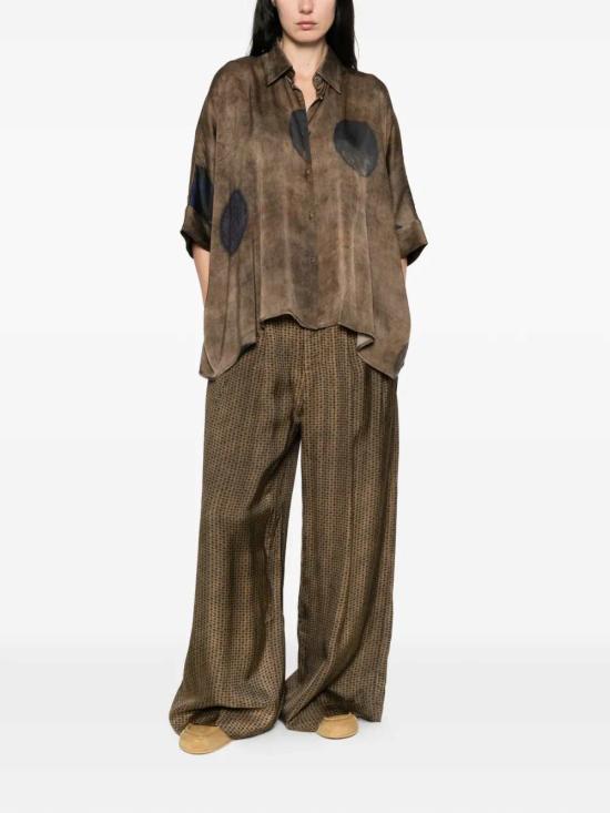 26SS 우마 왕 반팔 티셔츠 UW1061 UW063 BROWN BLUE - UMA WANG