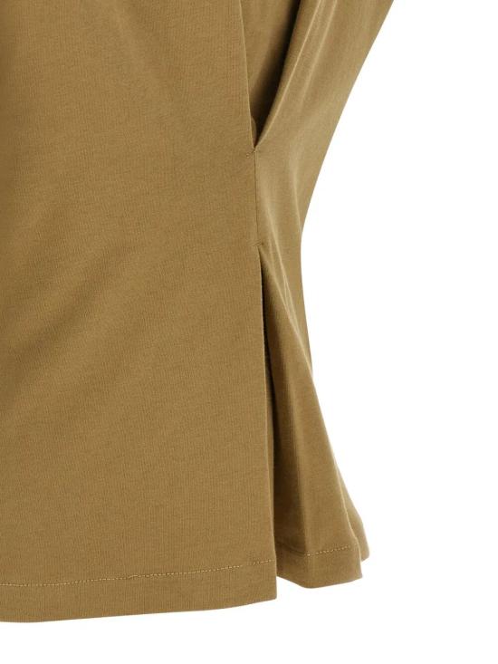 26SS 누드 반팔 티셔츠 1103E26457 513 KHAKI - NUDE