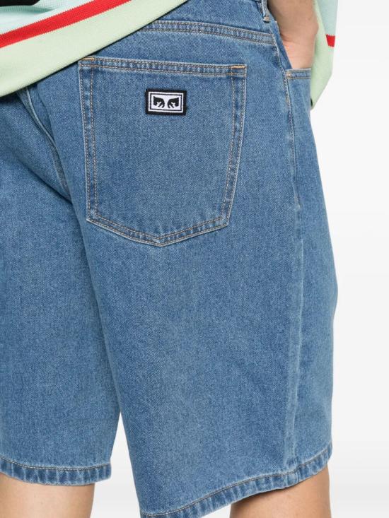 26SS 오베이 숏팬츠 172100107 LIN LIGHT INDIGO - OBEY