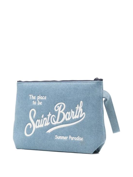 26SS 세인트바쓰 클러치/파우치 ALI0017 01759L DENIM LIGHT EMB - MC2 SAINT BARTH