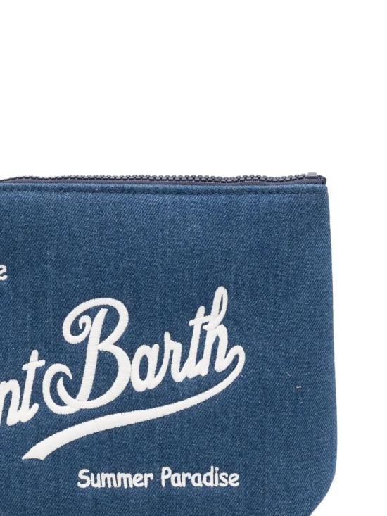 26SS 세인트바쓰 클러치/파우치 ALI0017 00436L DENIM EMB - MC2 SAINT BARTH