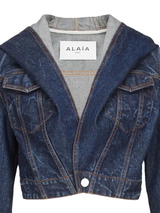 26SS 알라이아 수트 자켓 AA9V0306D014C A24 DOCK BLUE - ALAIA