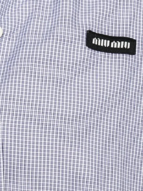 26SS 미우미우 셔츠 MK1659S OOO 1805F0008 Blue - MIU MIU