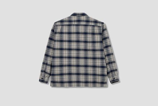 26SS 아프레쎄 긴팔 셔츠 빈티지 코튼 실크 네프 트윌 체크  26SAP-02-20 네이비 - A.PRESSE