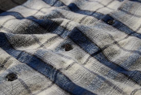 26SS 아프레쎄 긴팔 셔츠 빈티지 코튼 실크 네프 트윌 체크  26SAP-02-20 네이비 - A.PRESSE