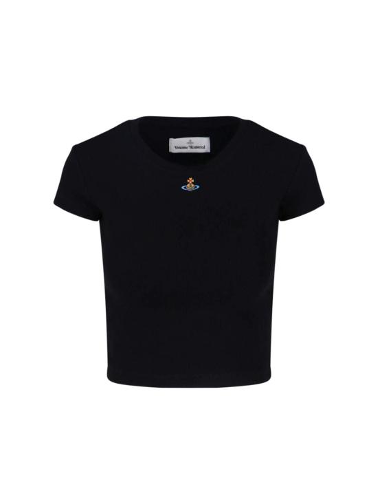  비비안웨스트우드 반팔 티셔츠 비비안 웨스트우드 페루 티셔츠 블랙
