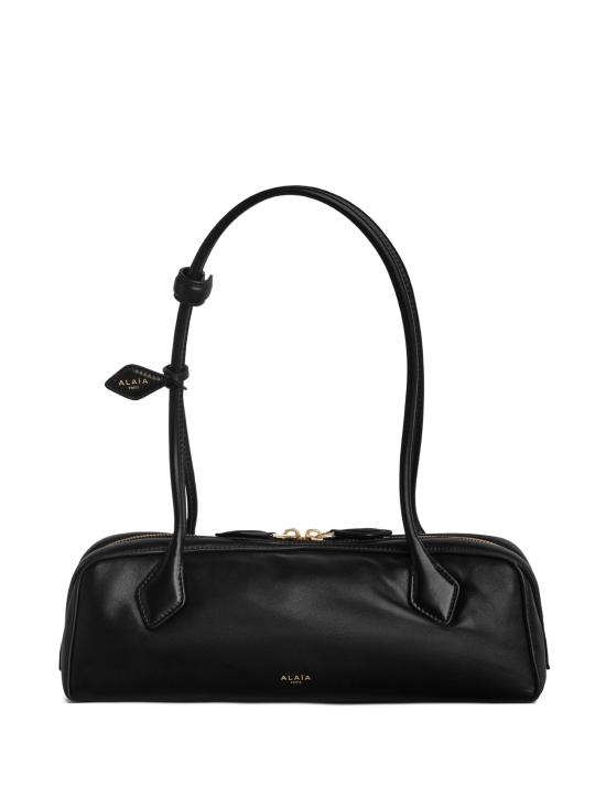 26SS 알라이아 르 테켈 미디움 레더 숄더백 AA1S06033I152 999 Black
