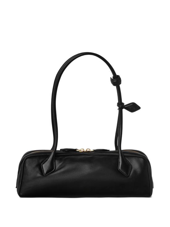 26SS 알라이아 르 테켈 미디움 레더 숄더백 AA1S06033I152 999 Black - ALAIA