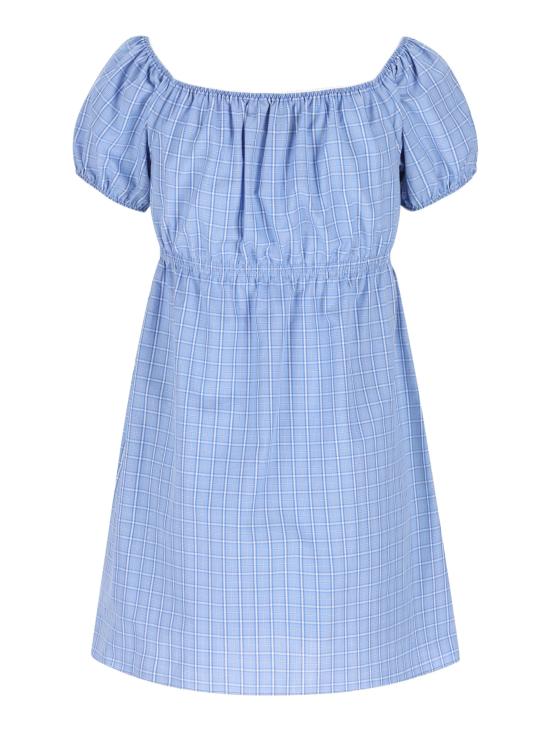 26SS 미우미우 미디 원피스 MF6225S OOO 183AF0076 Light Blue - MIU MIU