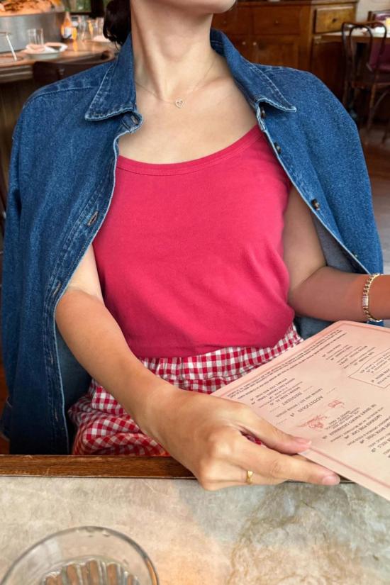  르 본 숍 캐미솔 르 봉샵 오가닉 코튼 다나 카미 - Le Bon Shoppe