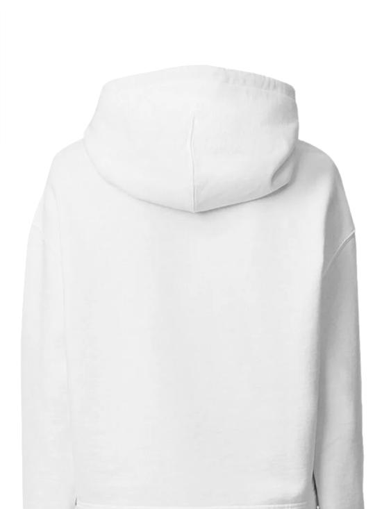 26SS 아미 ADC 콘트라스트 하트 후드 티셔츠 FSW767 730100 White - AMI