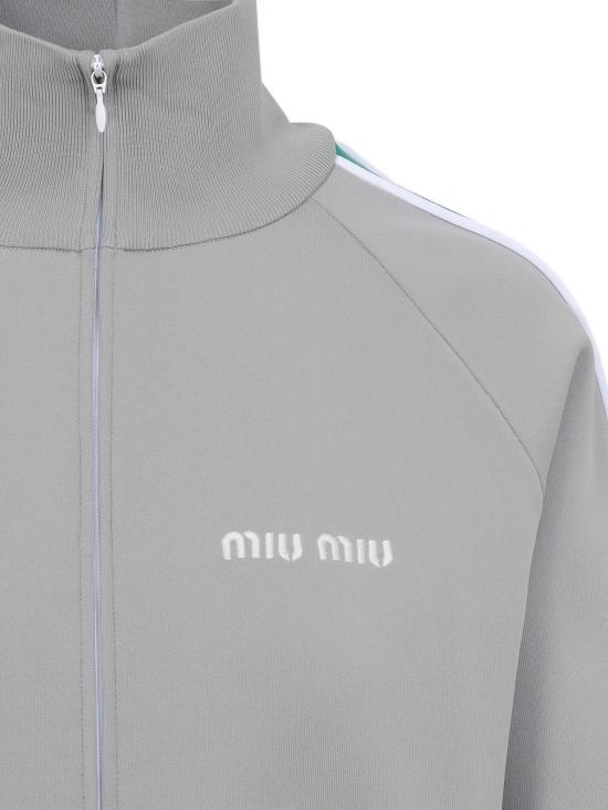 26SS 미우미우 스웨터 MMF00US OOO 148OF0Y6M Grigio Verde - MIU MIU