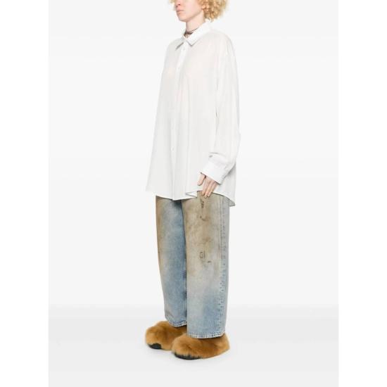  발렌시아가 탑 스웨터 셔츠 화이트 - BALENCIAGA