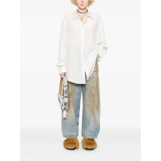  발렌시아가 탑 스웨터 셔츠 화이트 - BALENCIAGA