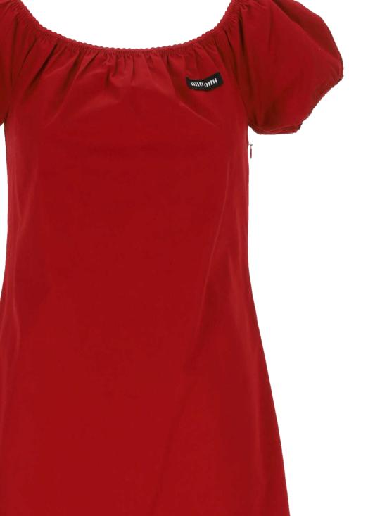 26SS 미우미우 미디 원피스 MF6183S OOO 1BMSF0011 Red - MIU MIU