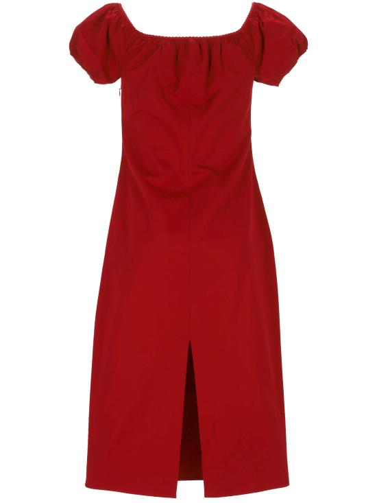 26SS 미우미우 미디 원피스 MF6183S OOO 1BMSF0011 Red - MIU MIU