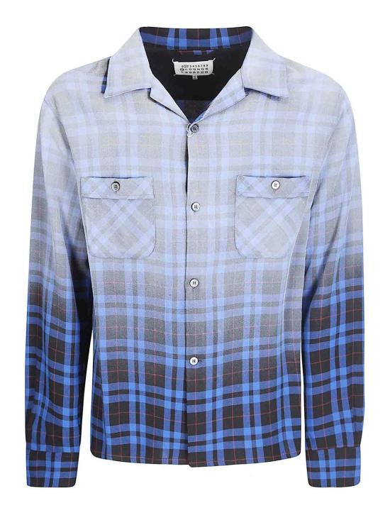 26SS 마르지엘라 그러디언트 체크 셔츠 S50DT0069M35706001F