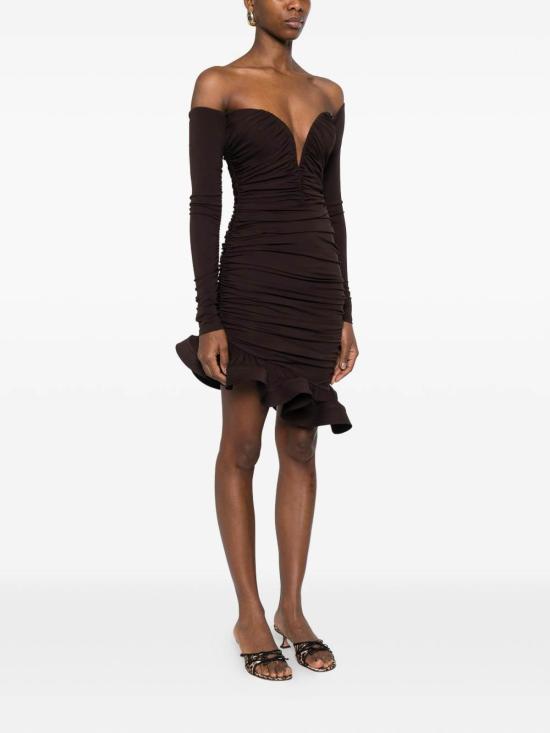 26SS 엘리자베타프랜치 숏팬츠 AB88062E2EV9 Brown - ELISABETTA FRANCHI