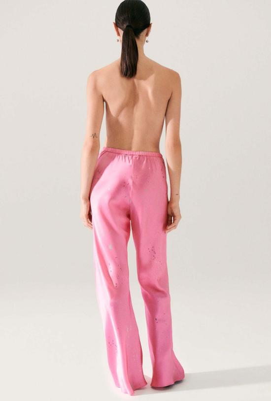  실크 런드리 스트레이트 팬츠 실크 세탁 바이어스컷 팬츠 호그워시 - SILK LAUNDRY