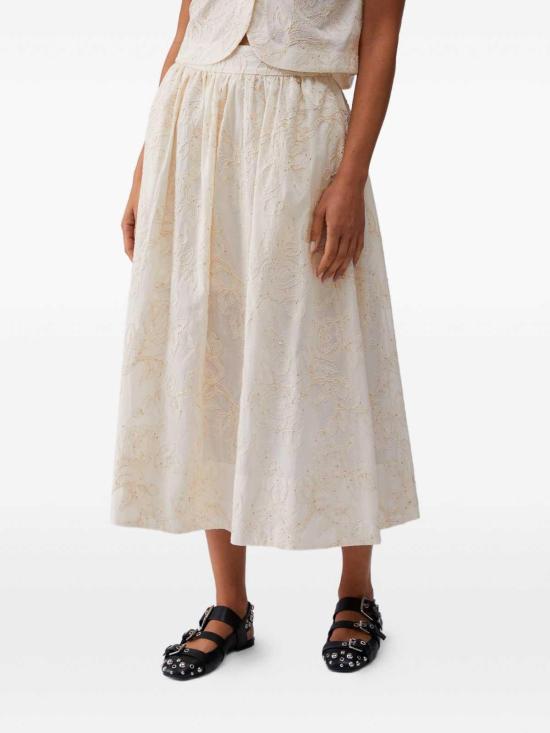 26SS 리우조 미디 스커트 WA6455T472AP9417 Beige - LIU JO