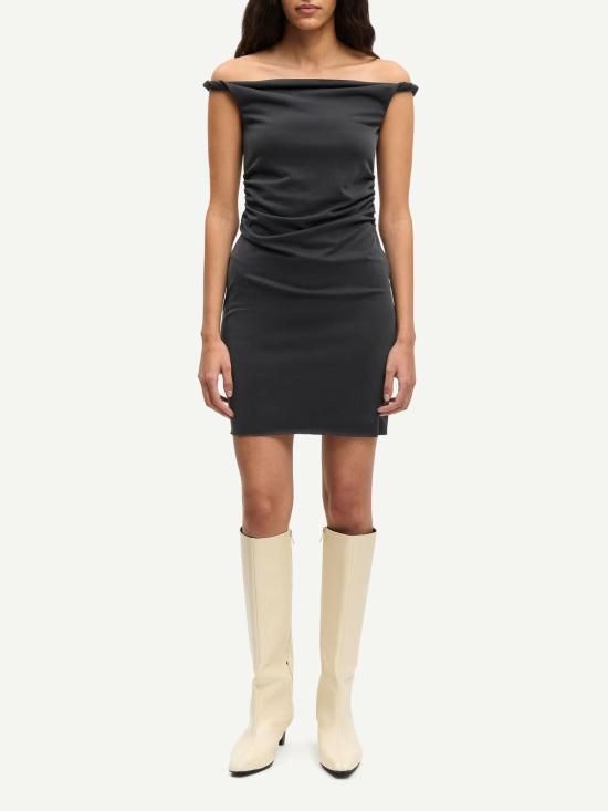 26SS 삼소앤삼소 미디 스커트 F26100222 Black - SAMSOE SAMSOE