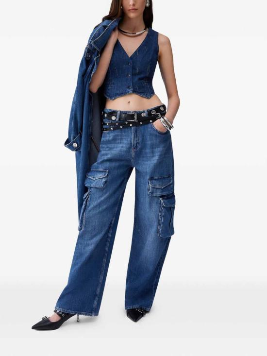 26SS 리우조 베스트 UA6188D031578033 Blue - LIU JO