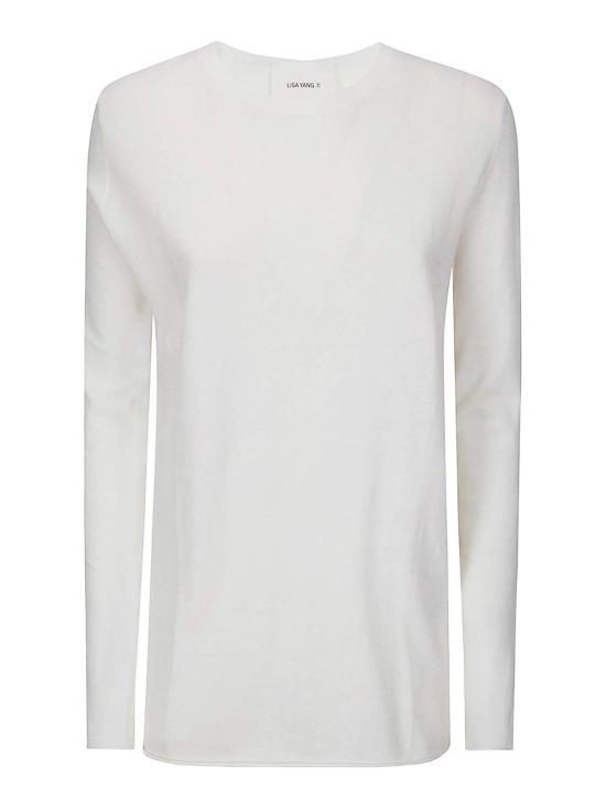 26SS 리사 양 긴팔 티셔츠 2025117SJ White