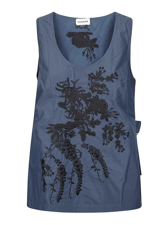 26SS 파로쉬 민소매 티셔츠 D311737RNINJA26012 Blue