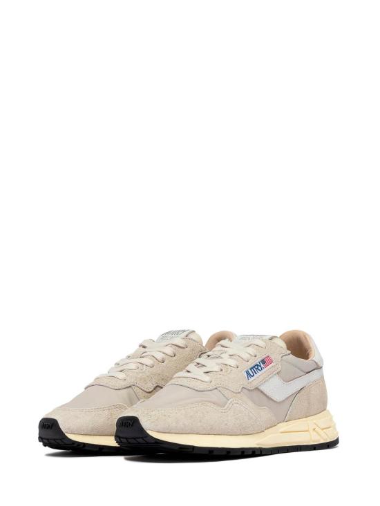 26SS 오트리 릴윈드 로우 나일론 스웨이드 스니커즈 WWLMNC36 Light Grey - AUTRY