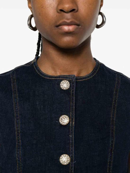 26SS 리우조 베스트 UA6345D492577000 Blue - LIU JO