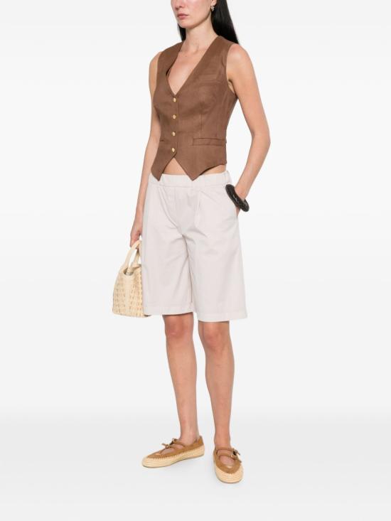 26SS 비아 마시니 80 숏팬츠 M502 LJ822 Beige - VIA MASINI 80