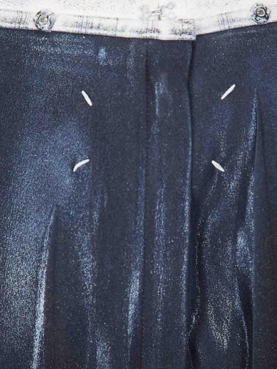 26SS 마르지엘라 포일드 미디 스커트 S51ME0051M35533900 Black - MAISON MARGIELA