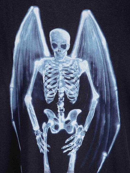 26SS 아워레가시 뉴 박스 티셔츠 폴른 엔젤 프린트 M2266NFFANGELPRINT Black - OUR LEGACY