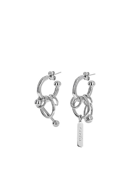 26SS 저스틴 클렌퀏 이어링 JOYCEEARRINGSPALLADIUM Black - JUSTINE CLENQUET