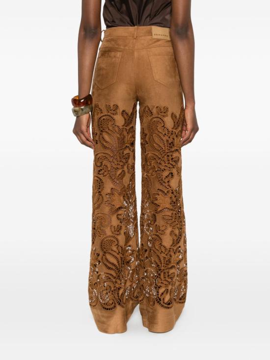 26SS 에르마노 피렌제 스트레이트 팬츠 D48EP049 E92MFA18 Marrone chiaro - ERMANNO FIRENZE