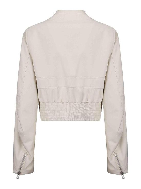 26SS MM6 메종마르지엘라 크롭드 보머 재킷 S52AM0343M35729102 Beige - MM6 MAISON MARGIELA