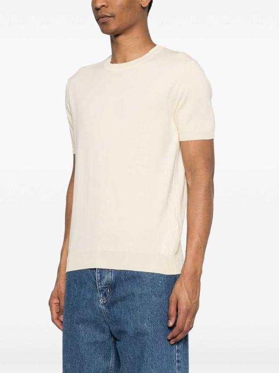 26SS 바라쿠타 반팔 티셔츠 BRMAG0208BKNT18005 White - BARACUTA