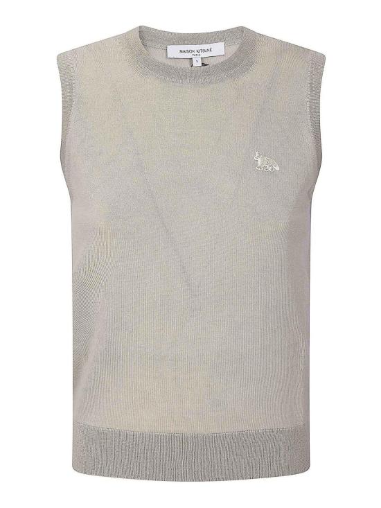 26SS 메종키츠네 민소매 티셔츠 PW00617KT11810450 Brown