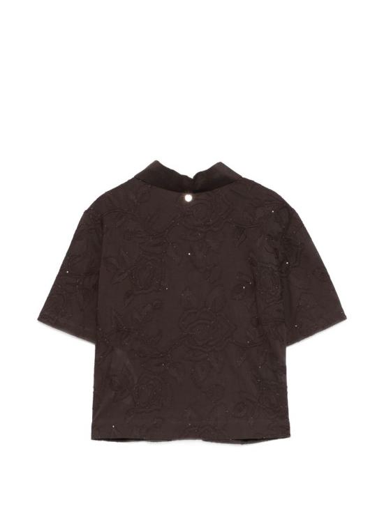 26SS 리우조 셔츠 WA6508T472AP9677 Brown - LIU JO