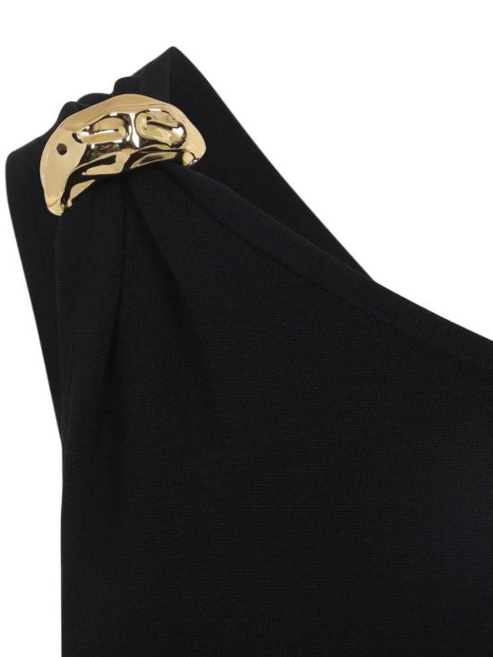 26SS 엘리자베타프랜치 미디 스커트 AM43B62E2110 Black - ELISABETTA FRANCHI