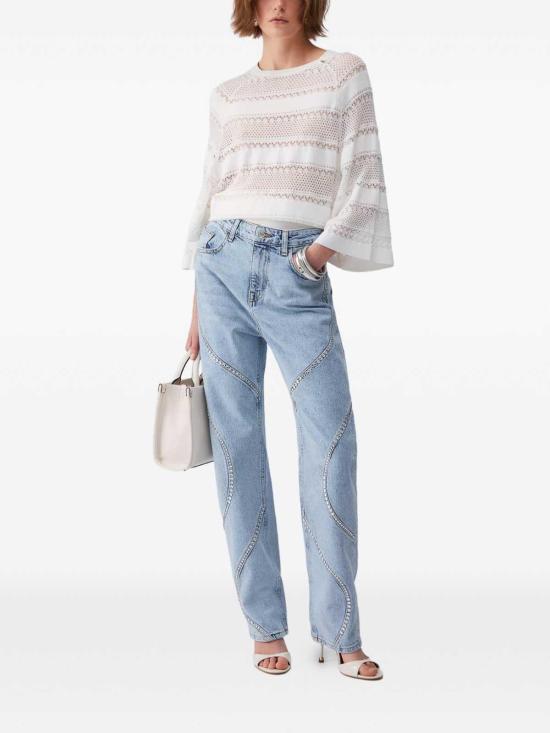 26SS 리우조 긴팔 티셔츠 CA6353MS55NP9636 White - LIU JO