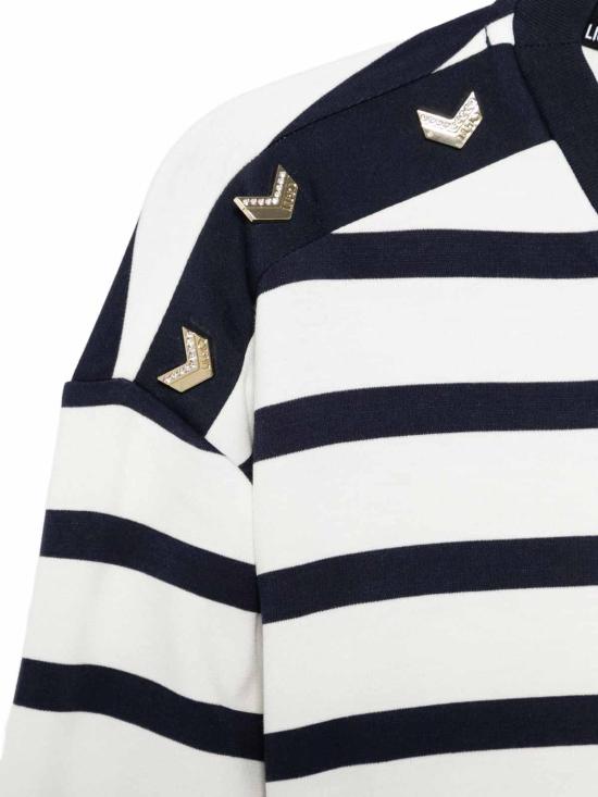 26SS 리우조 긴팔 티셔츠 TA6083J3867C3882 White - LIU JO