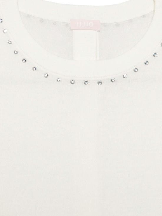 26SS 리우조 긴팔 티셔츠 WA6138MA16R10701 White - LIU JO